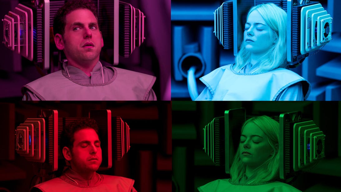 Jonah Hill and Emma Stone, Maniac