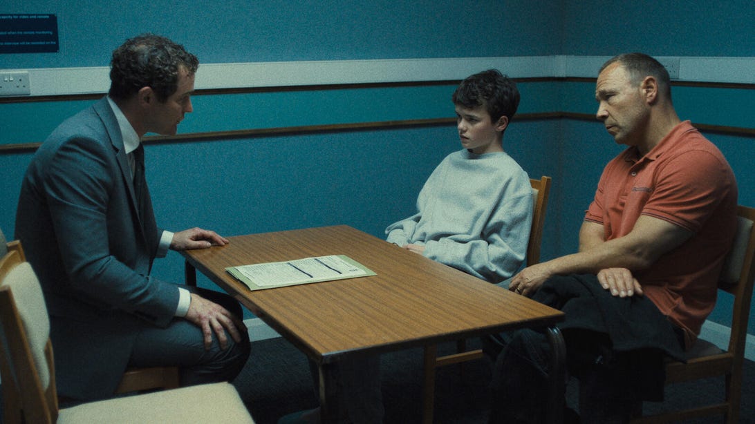 Mark Stanley, Owen Cooper, and Stephen Graham, Adolescence