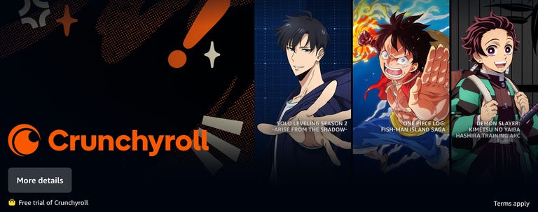 Crunchyroll on Prime Video
